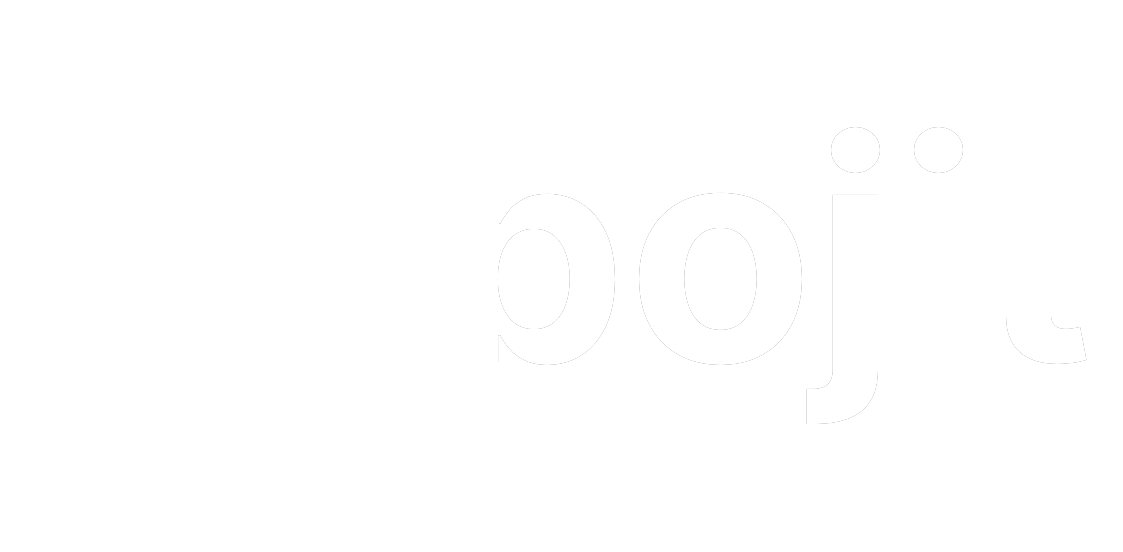 Bojit horizontal logo, monochrome variant