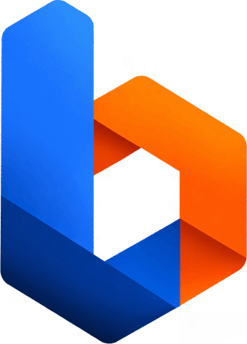 Bojit icon logo, light background variant